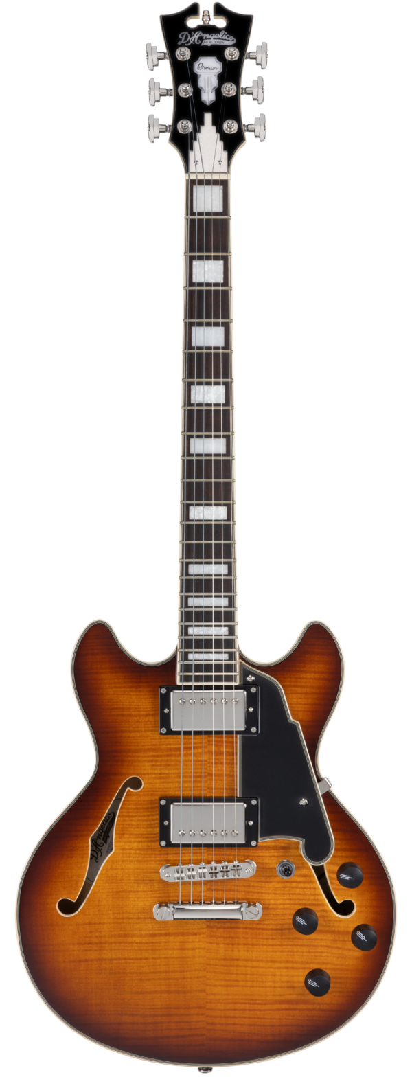D'Angelico Premier Mini DC - Dark Iced Tea Burst