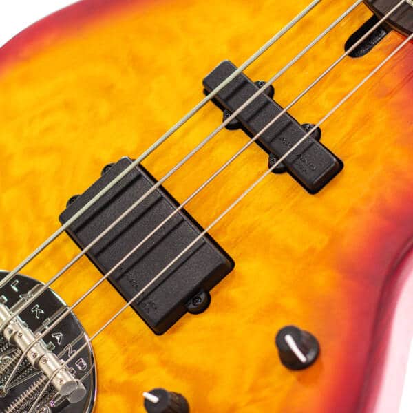 Lakland Skyline 44-02 Deluxe Cherry Burst Satin - immagine 4