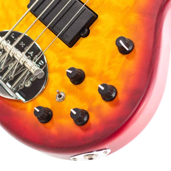 Lakland Skyline 44-02 Deluxe Cherry Burst Satin - immagine 3