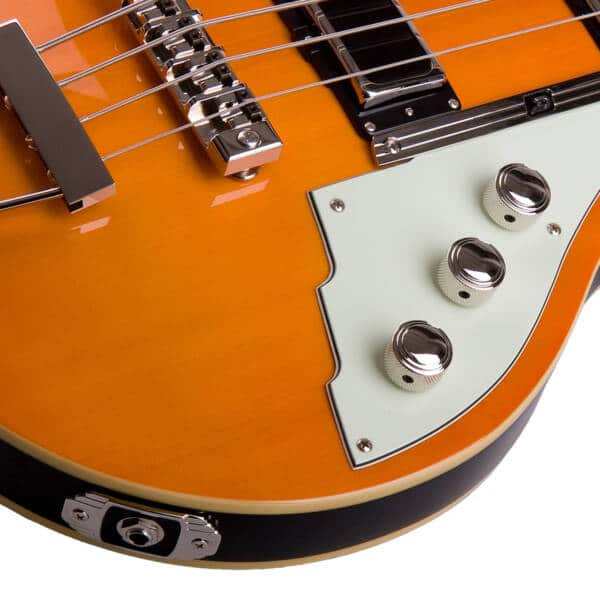 Duesenberg Starplayer Bass Vintage Orange - immagine 3