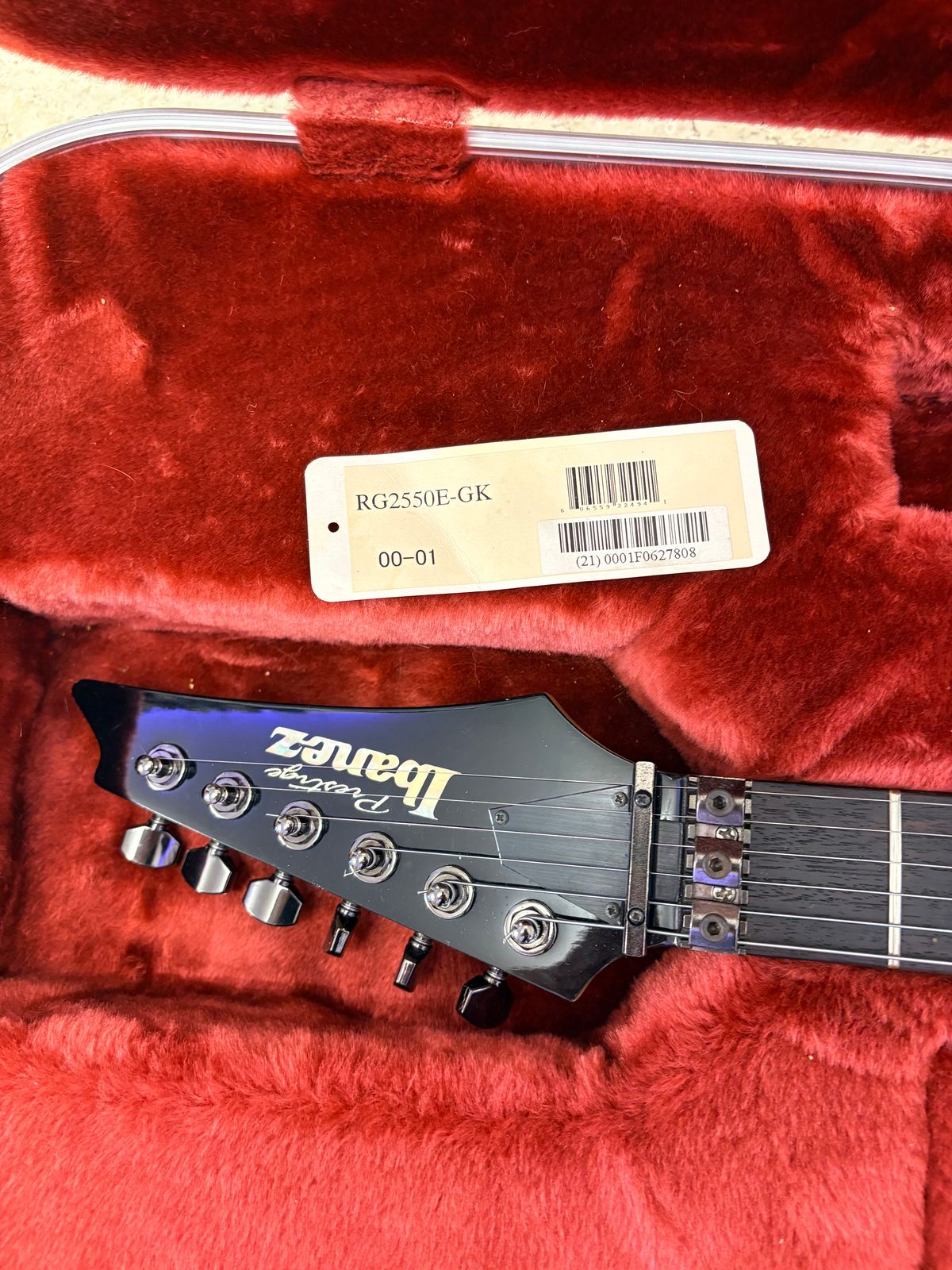 Ibanez RG2550 2006 - Galaxy Black (USATO) Ibanez RG2550 2006 - Galaxy Black (USATO) - immagine 9